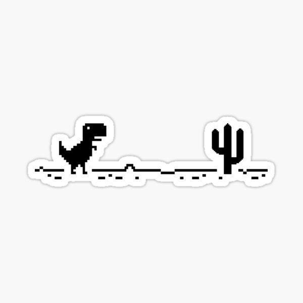 OFFLINE DINO GAME I SHOULD HAVE STAYED ONLINE | Sticker