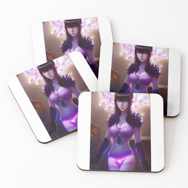 Item preview, Glowing Asian Chinese Beauty Fantasy Lingerie Original Sexy Erotic Ecchi  Pinup Female Model Pose Babe Hentaii Bikini Latex Lace Suit  designed and sold by Hot-as-hell.