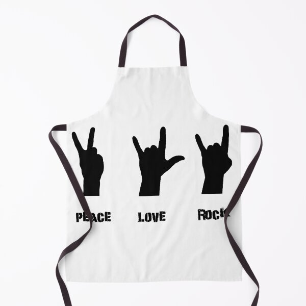 Item preview, ASL sign language peace sign love sign rock sign peace love rock designed and sold by Rosaliartbook.
