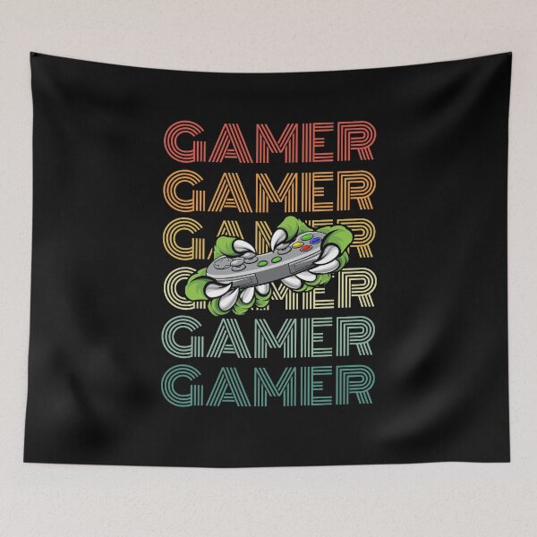 Item preview, Full Time Gamer Retro Gaming Design designed and sold by RockBeeDesigns.