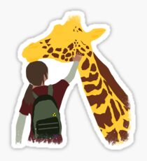 Pegatina El último de nosotros: Ellie y la jirafa