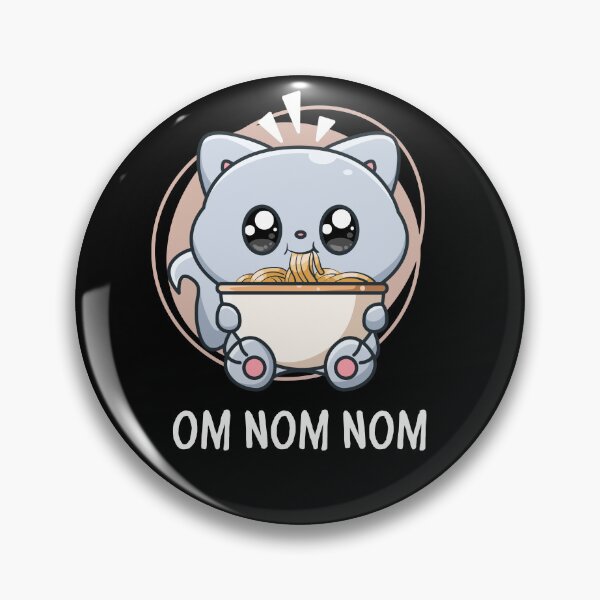 Item preview, Kawaii Anime Designs Kawaii Anime Cat Eating Ramen Noodles designed and sold by YUMIXOXO.