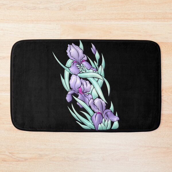 Item preview, Purple Iris Flower Graphic designed and sold by Paula Helit.