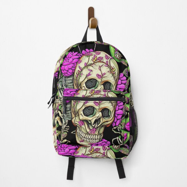 Item preview, Skeleton Surrounded by Flowers and Bugs - Skull designed and sold by artayki.