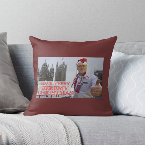 A Very Jeremy Christmas - Corbyn Labour Throw Pillow