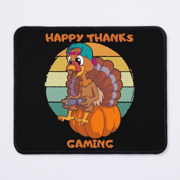 Item preview, Happy Thanksgiving Thanksgaming Turkey With Game Controller Thanksgiving Gamer designed and sold by RockBeeDesigns.