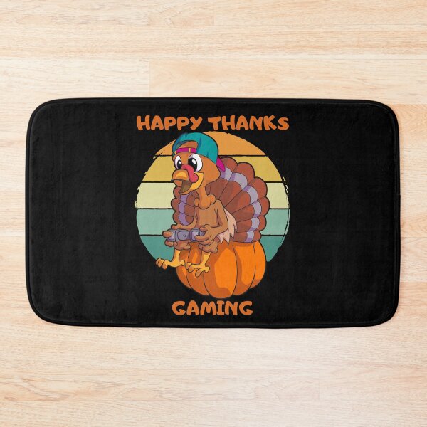 Item preview, Happy Thanksgiving Thanksgaming Turkey With Game Controller Thanksgiving Gamer designed and sold by RockBeeDesigns.