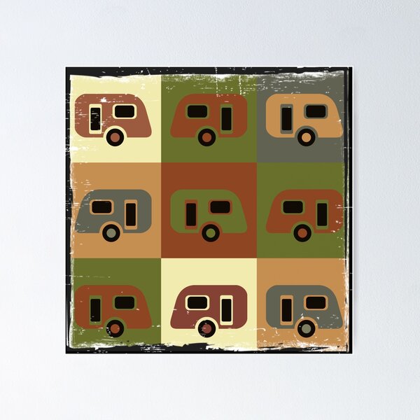 Item preview, Cool Camping - Retro Caravans designed and sold by Sal's KerleyWorld.