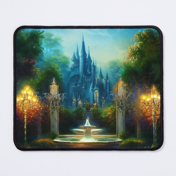 Item preview, Night Castle, Magical Fountain, Fantasy Kingdom designed and sold by SunDoor Art.
