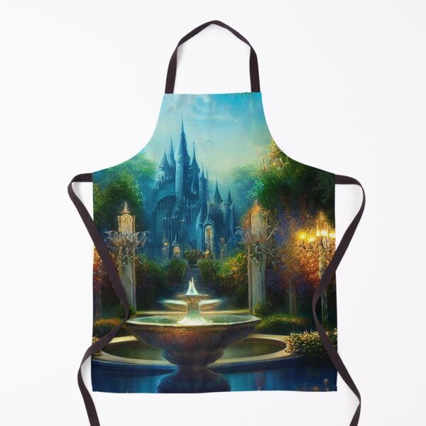 Item preview, Night Castle, Magical Fountain, Fantasy Kingdom designed and sold by SunDoor Art.