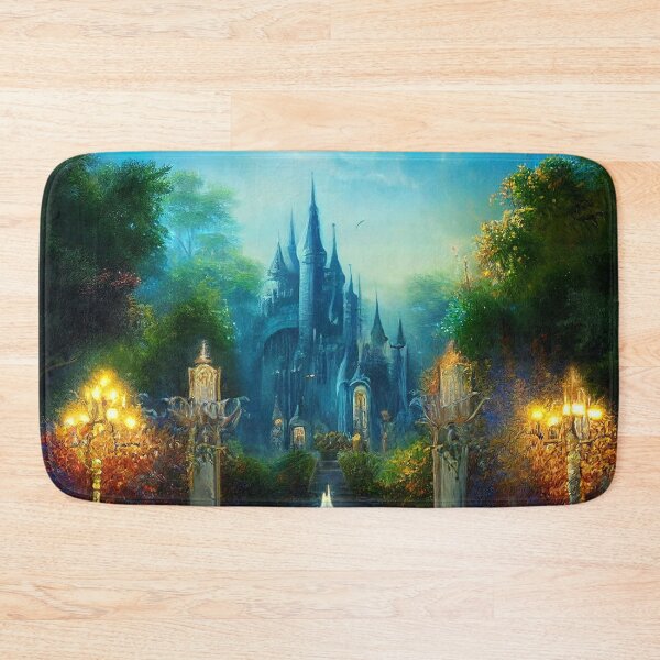 Item preview, Night Castle, Magical Fountain, Fantasy Kingdom designed and sold by SunDoor Art.