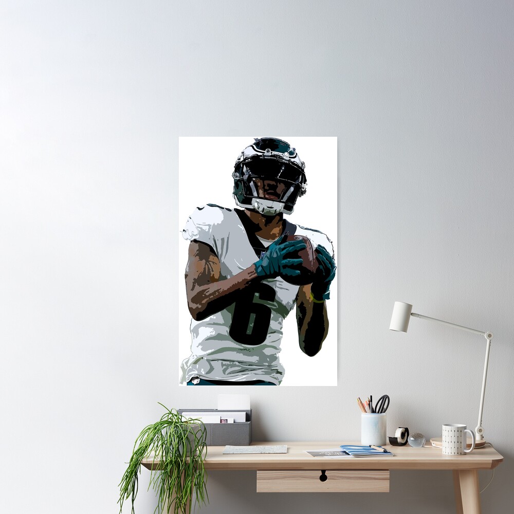 NFL Philadelphia Eagles Devonta Smith Poster Wall Art Philadelphia