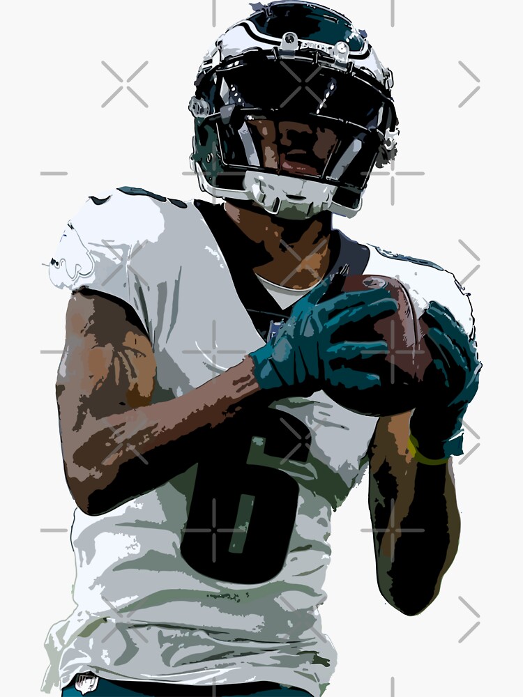 DeVonta Smith Home Jersey Sticker for Sale by designsheaven