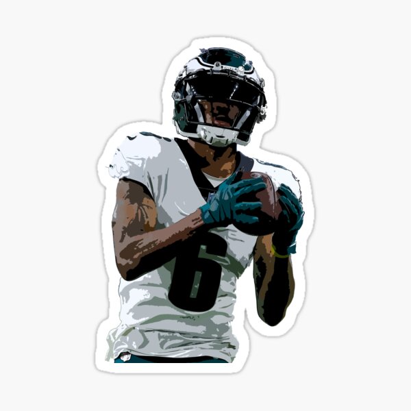 Philadelphia Eagles: DeVonta Smith 2022 - NFL Removable Adhesive Wall Decal XL