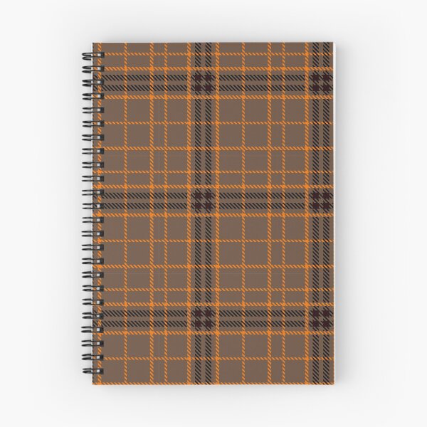 Item preview, Fall Plaid - autumn orange black brown check designed and sold by Sunset Design.