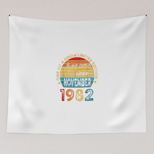 Item preview, Awesome Since November 1982 40 Years Old 40th Birthday Gifts_1 designed and sold by TGMerwin.