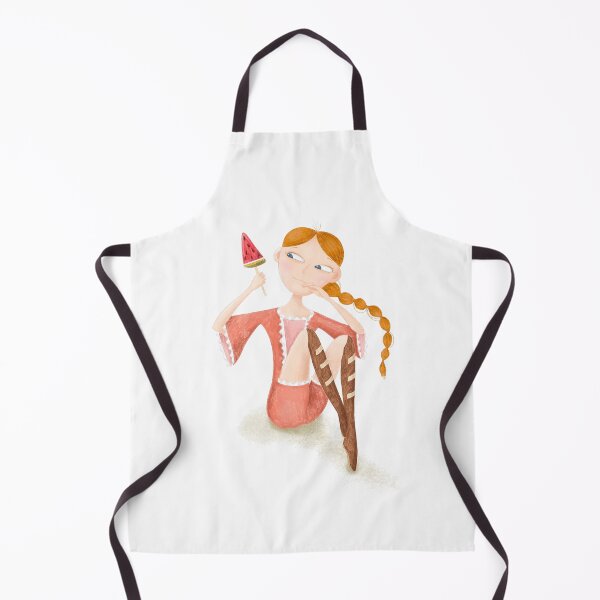 Item preview, Red-haired girl with sweet candy for candy lovers designed and sold by PotaninaArt.