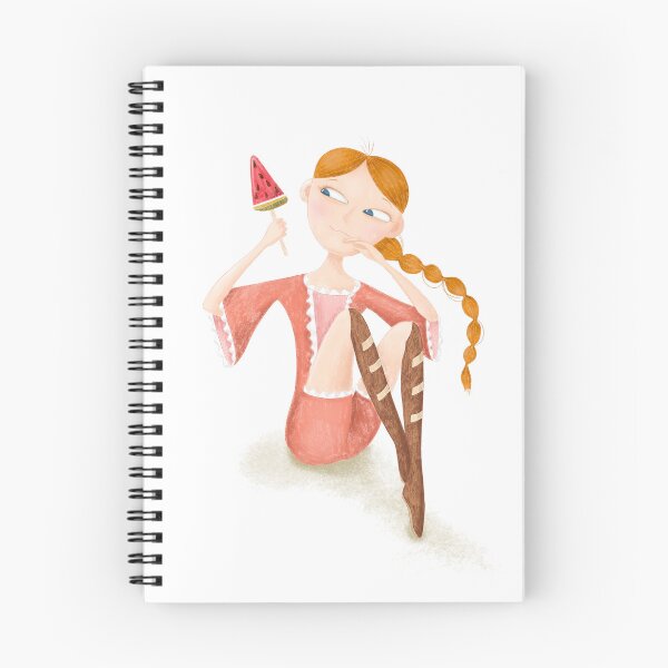 Item preview, Red-haired girl with sweet candy for candy lovers designed and sold by PotaninaArt.