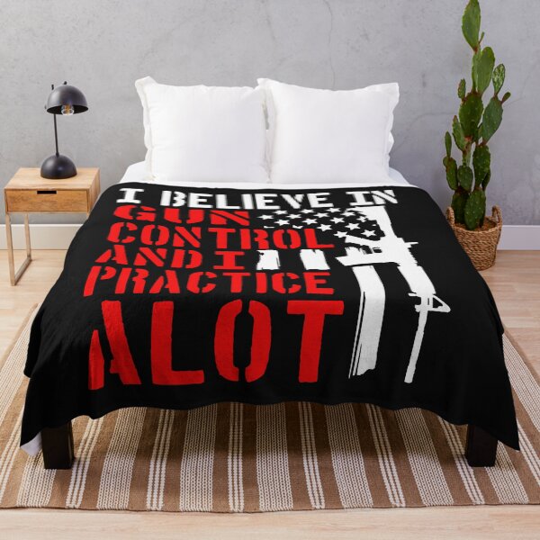 Item preview, I Believe In Gun Control and I Practice A Lot designed and sold by henrydy.