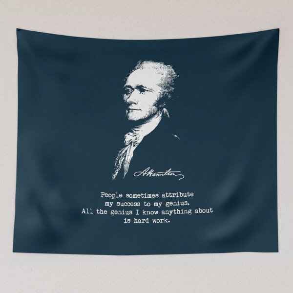 Item preview, Alexander Hamilton Quote Portrait designed and sold by STYLESYNDIKAT.
