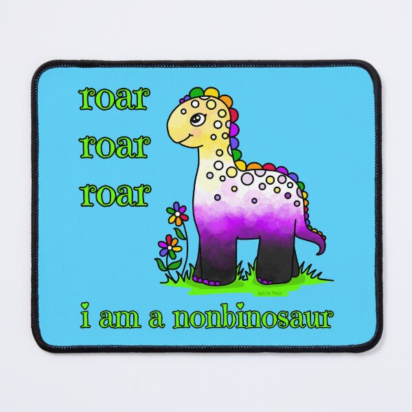 Item preview, Roar roar roar, I'm a nonbinosaur designed and sold by Art by Veya.