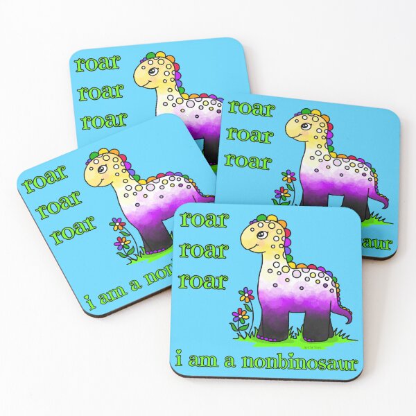 Item preview, Roar roar roar, I'm a nonbinosaur  designed and sold by Art by Veya.