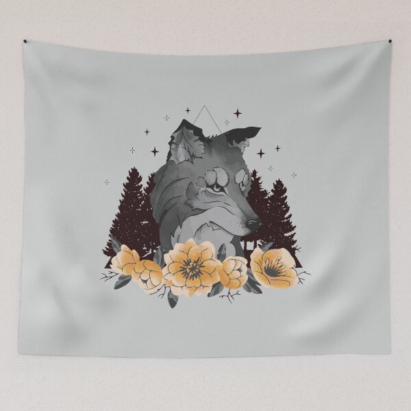 Item preview, Wolf In Forest designed and sold by patternprint1.