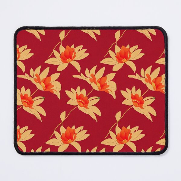 Item preview, flat fabric floreal design designed and sold by flowinglobe.