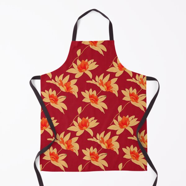 Item preview, flat fabric floreal design designed and sold by flowinglobe.
