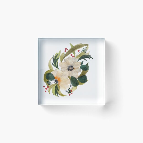 Item preview, Anemone design anemone cute watercolor illustration designed and sold by Yana Mustafina | Boho Soulful Designs.