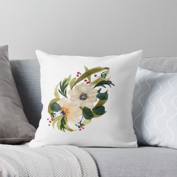 Item preview, Anemone design anemone cute watercolor illustration designed and sold by Yana Mustafina | Boho Soulful Designs.