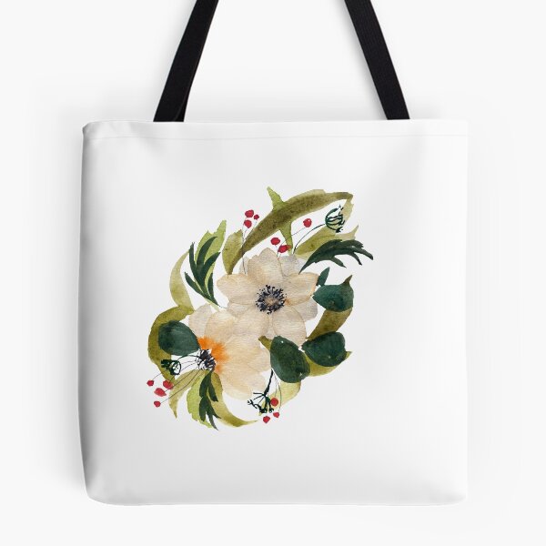 Item preview, Anemone design anemone cute watercolor illustration designed and sold by Yana Mustafina | Boho Soulful Designs.