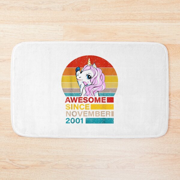 Item preview, Awesome Since November 2001 Unicorn 20 year old birthday designed and sold by TGMerwin.