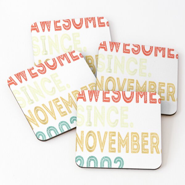 Item preview, Awesome Since November 2002 20 Year Old 20th Birthday Gifts_1 designed and sold by TGMerwin.