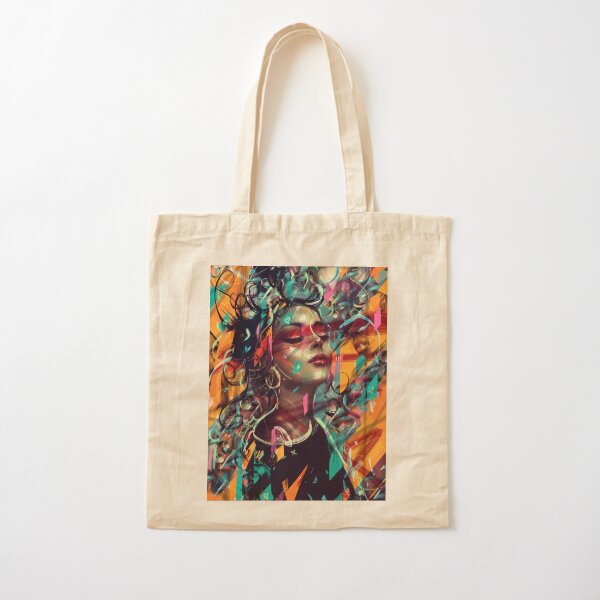 Portrait Cotton Tote Bag