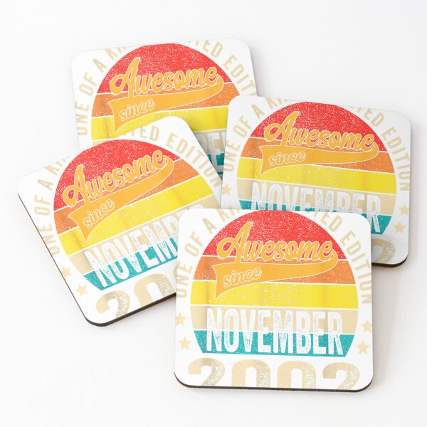 Item preview, Awesome Since November 2002 20th birthday 20 Years Old Gifts_1 designed and sold by TGMerwin.