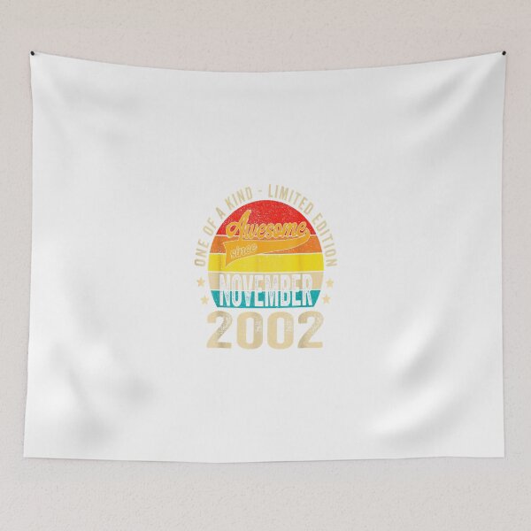 Item preview, Awesome Since November 2002 20th birthday 20 Years Old Gifts_1 designed and sold by TGMerwin.