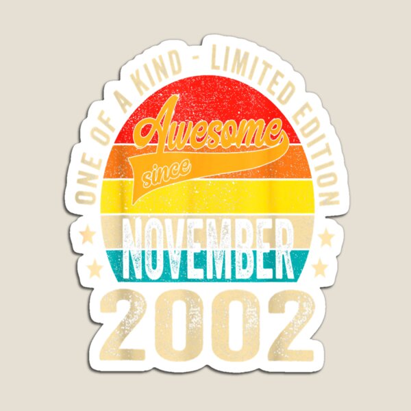 Artikelvorschau, Großartig Seit November 2002 20. Geburtstag 20 Jahre alt Geschenke_1 entworfen und verkauft von TGMerwin.
