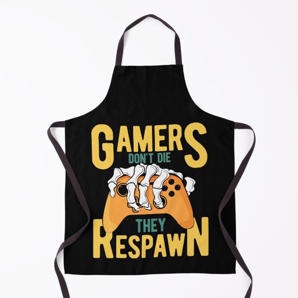 Item preview, Gamers Don't Die They Respawn Skeleton designed and sold by RockBeeDesigns.