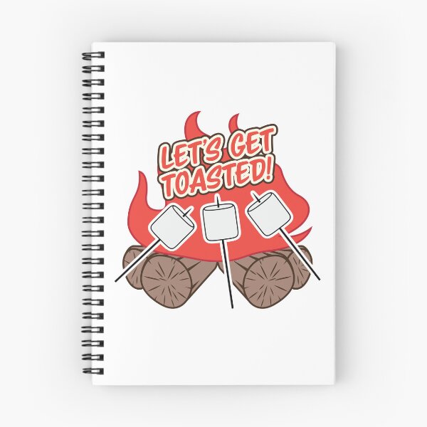 Item preview, Let's Get Toasted - Camping Marshmallow S'mores Campfire designed and sold by MarkFiveDesign.