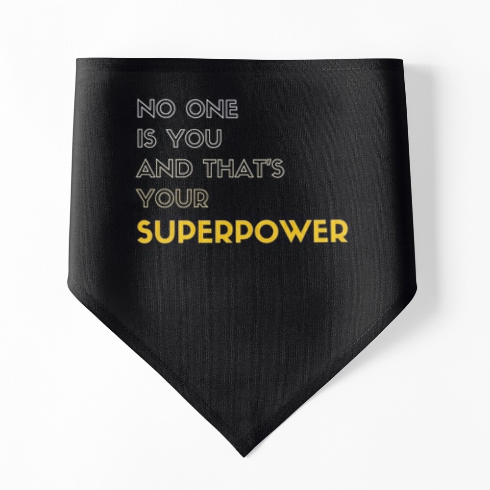 No One Is You And That Is Your Super Power Card – Just Follow Your Art