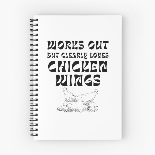 Item preview, Works out but clearly loves chicken wings designed and sold by darshants.