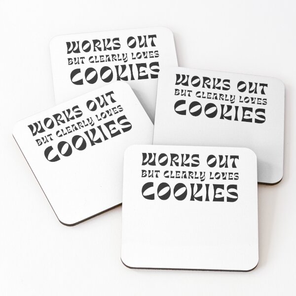 Item preview, Works out but clearly loves cookies designed and sold by darshants.