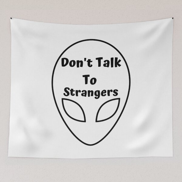 Item preview, Don't Talk To Strangers Vintage Classic T-Shirt designed and sold by CARTOON NR.