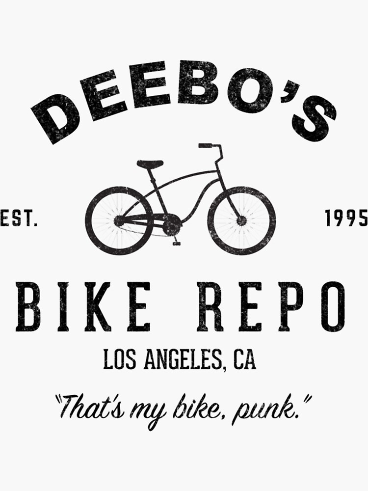 deebo with bike. | Greeting Card