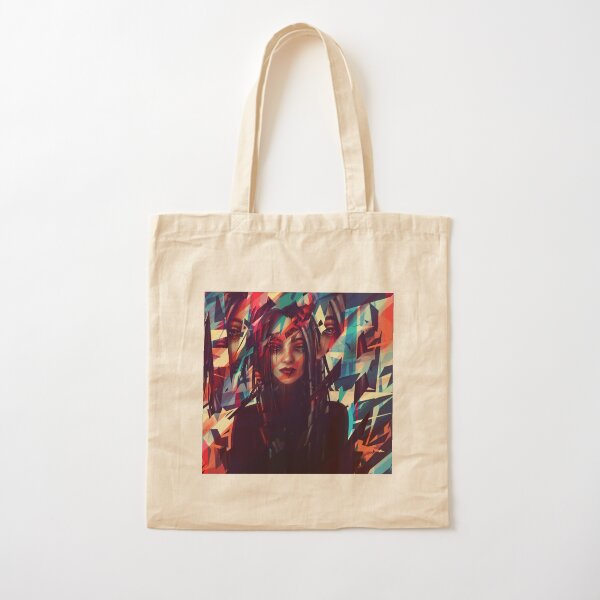 Portrait Cotton Tote Bag