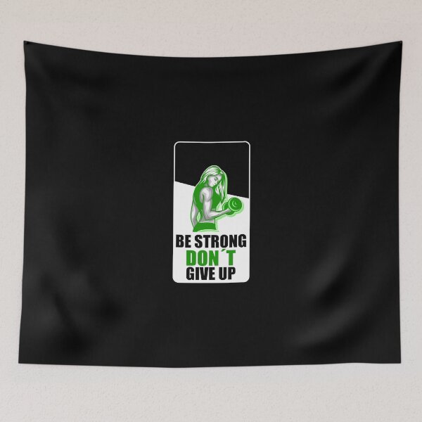 Item preview, Fitness shirt - BE STRONG DONT GIVE UP designed and sold by strokli.