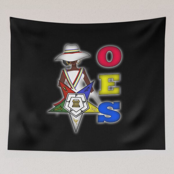 Item preview,  OES Style Order Of The Eastern Star Logo Sistar Freemason designed and sold by TopTeeShop.
