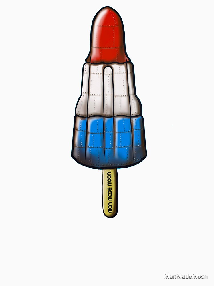 Thumbnail 7 of 7, Classic T-Shirt, Man Made Moon Rocket Lolly designed and sold by ManMadeMoon.
