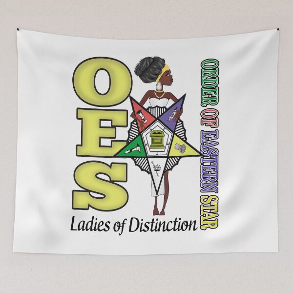 Item preview, OES Style Order Of The Eastern Star Logo Sistar Freemason designed and sold by TopTeeShop.